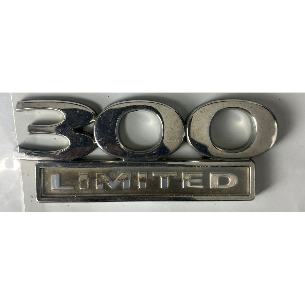 Mercedes Benz 300 Limited Chrome Rear Trunk‎ Emblem Badge